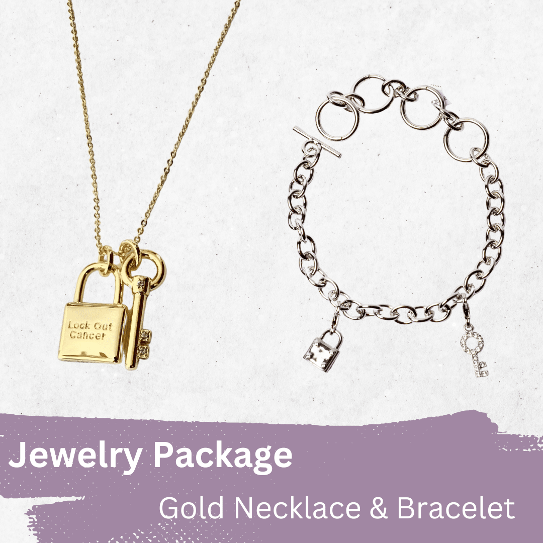 Gold Necklace and Bracelet