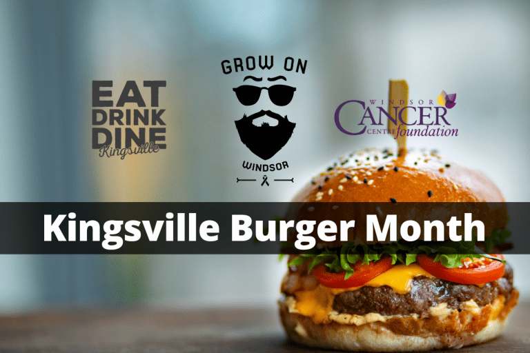 Eat Drink Dine Kingsville Burger Month