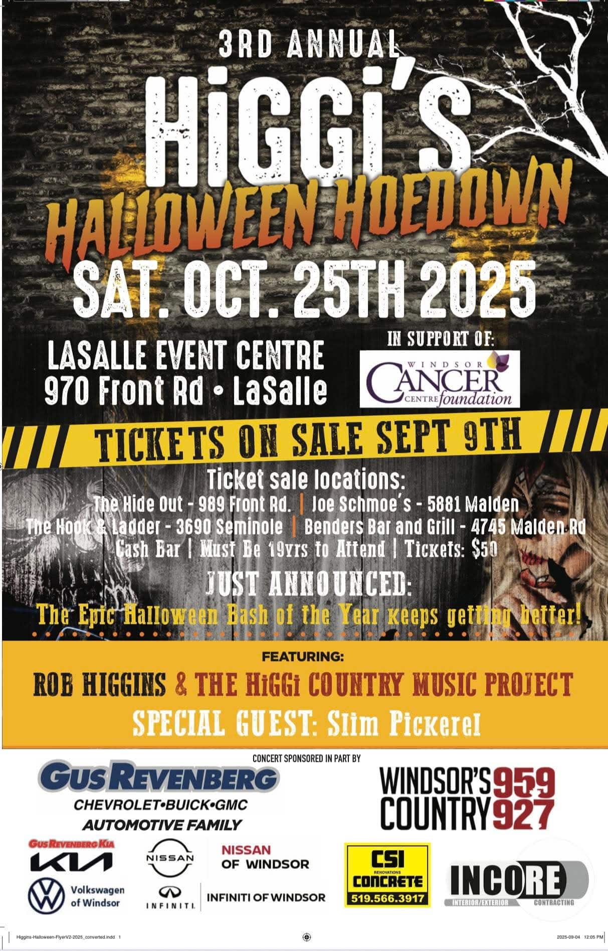 Higgis Halloween Flyer